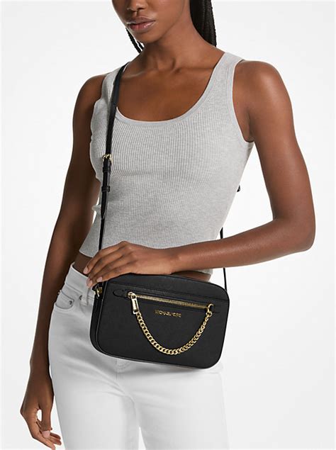 michael kors crossbody saffiano|michael kors jet set item.